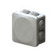 CAJA ESTANCAS IP 55 80X80X45 CON CONOS Y TAPA A PRESION | ROYER