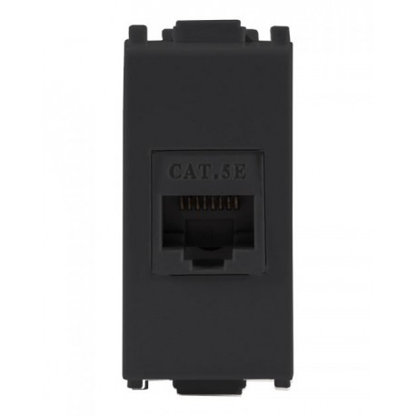 TOMA RJ45 CAT. 5 BLACK | ALPHA | ESTEVEZ