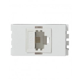TOMA TELEFONICA DE 4 HILOS RJ-11 | Simon 25 | CODIGO 25480-30