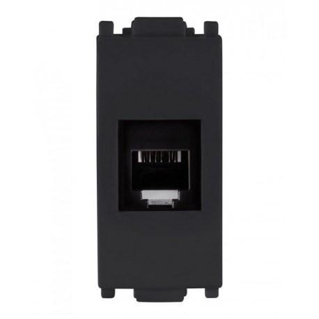 TOMA TELEFONICA RJ11 6 HILOS BLACK | ALPHA | ESTEVEZ