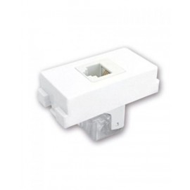 TOMA TELEFONICA RJ11 BLANCO | ROYER 100