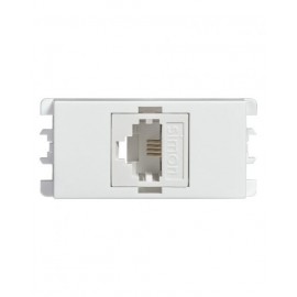 TOMA TELEFONO 4 HILOS RJ11 BLANCO S26 | Simon 26 | CODIGO 2600480-030