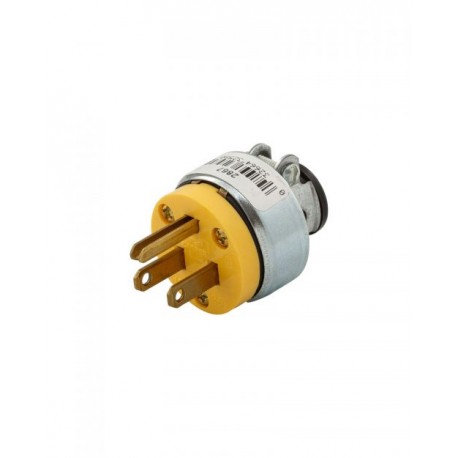 2867-BOX | CLAVIJA ENT/RECTA ATERRIZADA 15A 127V AMARILLO | ARROW HART