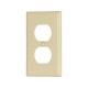 5132V | PLACA PARA RECEPTACULO DUPLEX NYLON MARFIL | ARROW HART