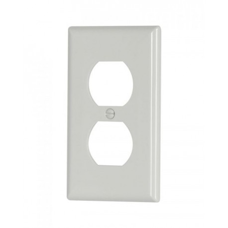 5132W | PLACA PARA RECEPTACULO DUPLEX NYLON BLANCO | ARROW HART