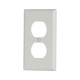 5132W | PLACA PARA RECEPTACULO DUPLEX NYLON BLANCO | ARROW HART
