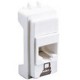 Toma transmisión de datos RJ45 Cat. 5e Blanco