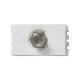 TOMA TV COAXIAL BLANCO | Simon 25 | CODIGO 25476-30
