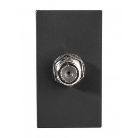 TOMA TV COAXIAL NEGRO | BETA | ESTEVEZ