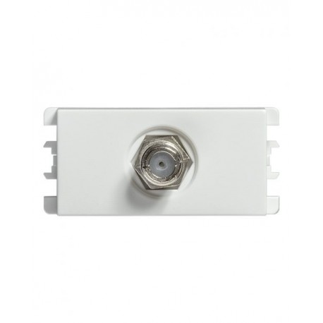 TOMA TV COAXIAL TIPO F BLANCO S26 | Simon 26 | CODIGO 2600476-030