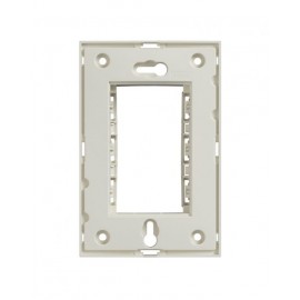 CHASIS DE COLOR MARFIL CON TORNILLOS SIMON | Simon 25 | CODIGO 25700-31