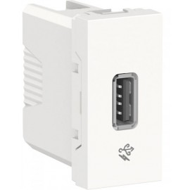 Toma USB 2.0 para carga 1 A. Blanco
