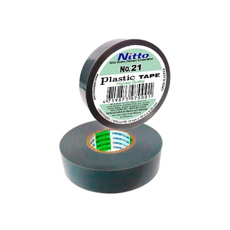 CINTA PARA AISLAR DE PVC No.21 19MM X 18 MTS COLOR GRIS, MARCA NITTO