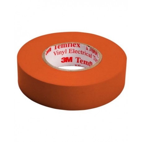CINTA PVC TEMFLEX 1700C COLOR NARANJA 3M