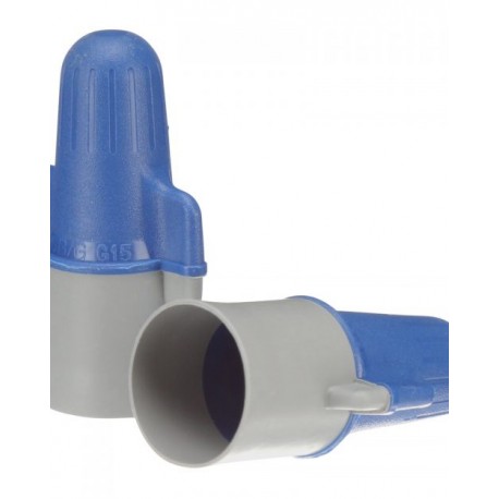 CONECTOR DE RESORTE SCOTCHLOK 2 COLOR AZUL-GRIS B/G 3M