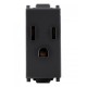 CONTACTO 2P+T BLACK | ALPHA | ESTEVEZ