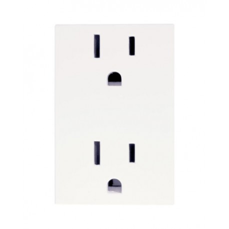 CONTACTO DUPLEX 2 POLOS MAS TIERRA 3 MODULOS STYLO/STATUS