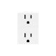 CONTACTO DUPLEX 2 POLOS MAS TIERRA 3 MODULOS ZENIT