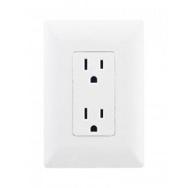 CONTACTO DUPLEX ECONÓMICO 2P + T C/ PLACA  BLANCA | ALPHA | ESTEVEZ