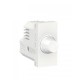 Dimmer giratorio para lamparas resistivas. 300W 127Vca. Blanco