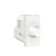 Dimmer giratorio para lamparas resistivas. 300W 127Vca. Blanco