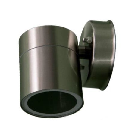 CANIS CILINDRO ACERO INOX SENCILLO  1XGU10 IP44