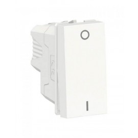 Interruptor bipolar 10A 127 Vca. Blanco