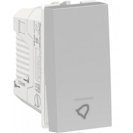 Interruptor pulsador 10A 127 Vca. Aluminio