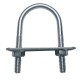 Abrazadera Roscada U 120 de 100 mm ( 4 ” )   | ANCLO