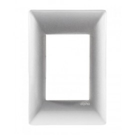 PLACA  3 VENTANAS METALIZADO ALUMINIO | ALPHA | ESTEVEZ