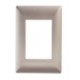 PLACA  3 VENTANAS METALIZADO CHAMPAGNE MATE | ALPHA | ESTEVEZ