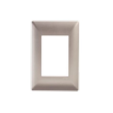 PLACA  3 VENTANAS METALIZADO CHAMPAGNE MATE | ALPHA | ESTEVEZ