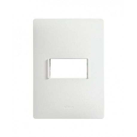 PLACA 1 MODULO C/CHASIS – BLANCO/BLANCO S26 | Simon 26 | CODIGO 2600611-030