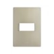 PLACA 1MODULO S/CHASIS  – ORO BLANCO S26 | Simon 26 | CODIGO 2600611-034