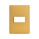 PLACA 1MODULO S/CHASIS  AMARILLO AMBAR S26 | Simon 26 | CODIGO 2600611-062