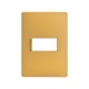 PLACA 1MODULO S/CHASIS  AMARILLO AMBAR S26 | Simon 26 | CODIGO 2600611-062