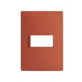 PLACA 1MODULO S/CHASIS  ROJO CORAL S26 | Simon 26 | CODIGO 2600611-097