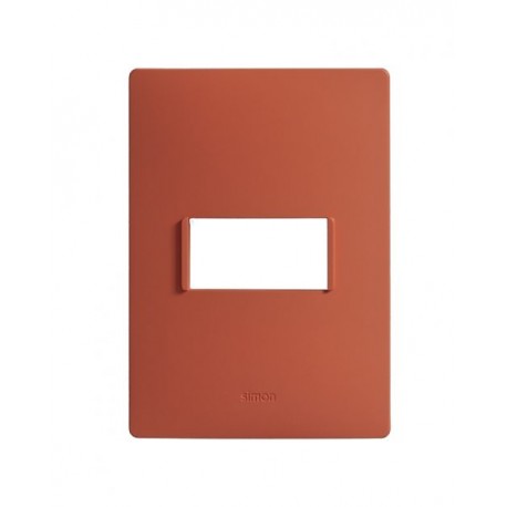 PLACA 1MODULO S/CHASIS  ROJO CORAL S26 | Simon 26 | CODIGO 2600611-097