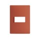 PLACA 1MODULO S/CHASIS  ROJO CORAL S26 | Simon 26 | CODIGO 2600611-097