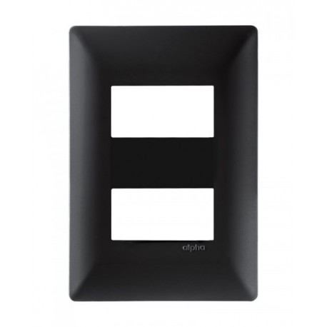 PLACA 2 VENTANAS BLACK | ALPHA | ESTEVEZ