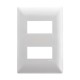 PLACA 2 VENTANAS SILVER | ALPHA | ESTEVEZ