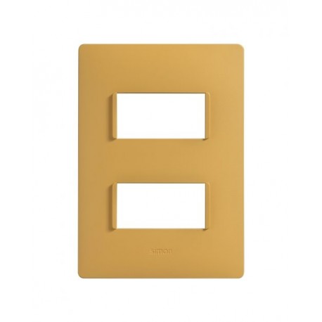PLACA 2MODULOS S/CHASIS  – AMARILLO AMBAR S26 | Simon 26 | CODIGO 2600612-062