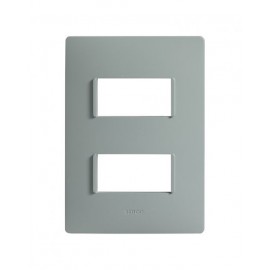 PLACA 2MODULOS S/CHASIS  – VERDE TURQUESA S26 | Simon 26 | CODIGO 2600612-065