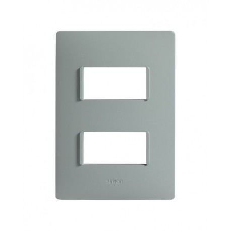 PLACA 2MODULOS S/CHASIS  – VERDE TURQUESA S26 | Simon 26 | CODIGO 2600612-065