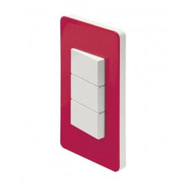 PLACA 3 MODULOS ARANDANO CHASIS BLANCO UNNO