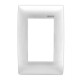 PLACA 3 MÓDULOS BLANCO | ROYER 100