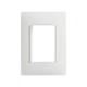 PLACA 3 MODULOS C/CHASIS – BLANCO/BLANCO S26 | Simon 26 | CODIGO 2600613-030