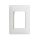 PLACA 3 MODULOS C/CHASIS – BLANCO/BLANCO S26 | Simon 26 | CODIGO 2600613-030