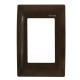 PLACA 3 MÓDULOS CHOCOLATE | ROYER 100