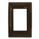 PLACA 3 MÓDULOS CHOCOLATE | ROYER 100